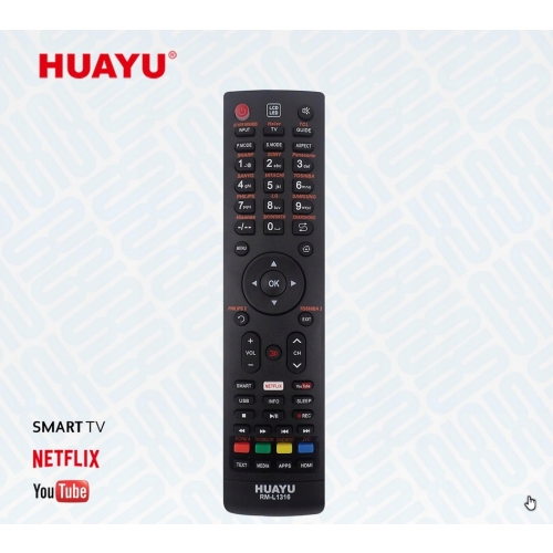 Pilot uniwersalny do TV LCD Smart PHILIPS LG SONY model HUAYU RM-L1316