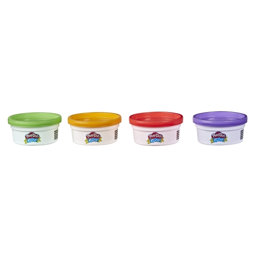 Play Doh Ciastolina Elastix 4-PAK E9863 MIX KOLORÓW SUPER ZABAWA DLA DZIECI
