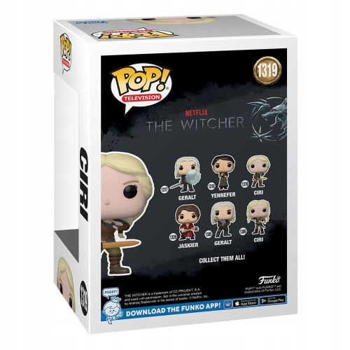 Figurka Funko Pop! Limited Vinyl WIEDŻMIN THE WITCHER CIRI 1319
