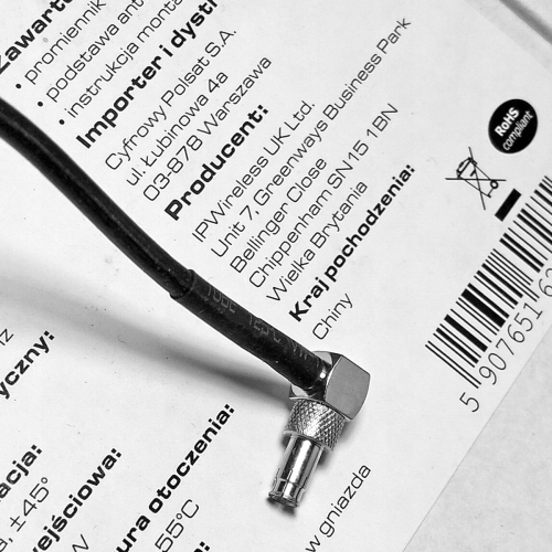 Antena magnetyczna LTE UNI dookólna Cyfrowy Polsat Box SPEED 1000