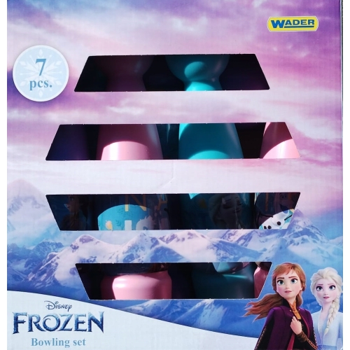 Zestaw do gry zręcznościowej DISNEY FROZEN kręgle piłka 7 elementów WADER