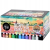 Zestaw farby akrylowe ARTIST 24 sztuk x 59 ml INTENSYWNE KOLORY + 12 pędzli