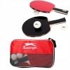Zestaw do: Ping Pong Tenis stołowy 2 rakietki 3 piłeczki Etui SLAZENGER