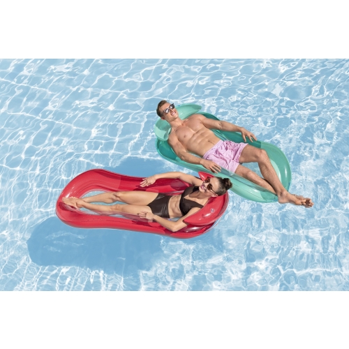 Nadmuchiwany materac leżak HydroLuxe Lounge 160x84cm 90kg Bestway 43103 BLU