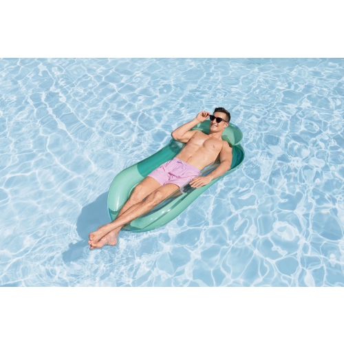 Nadmuchiwany materac leżak HydroLuxe Lounge 160x84cm 90kg Bestway 43103 BLU