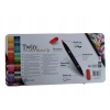 Flamastry Pisaki Mazaki TwinMarker Brush Bullet Tip DecoTime 40 szt. 37-120