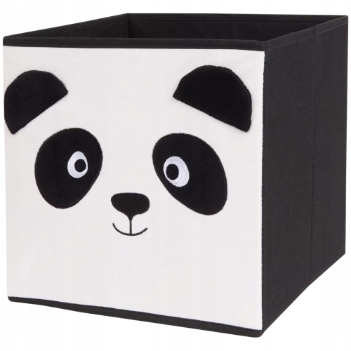 SKŁADANY KOSZYK DO PRZECHOWYWANIA SZAFA KOMODA REGAŁ 30x30x30 cm PANDA