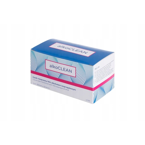 Jednorazowe Gaziki do dezynfekcji ciała rąk UROMED 70% alkoholu 100 SZTUK