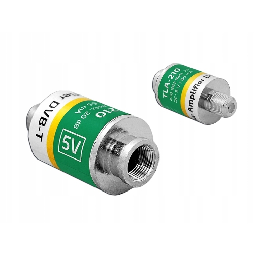 Wzmacniacz antenowy DVBT DVB-T 470-862 MHz 20 dB 65mA 5V DSE TLA210 TLA-210