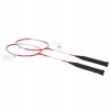 Badminton 2 rakiety 2 x Lotka + pokrowiec Slazenger Dunlop Srebrno błękitne
