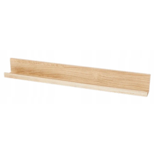 PÓŁKA DREWNIANA MDF NA ZDJĘCIA DEKORACYJNA BRĄZOWA 58 X 6 X 6,8 CM 629