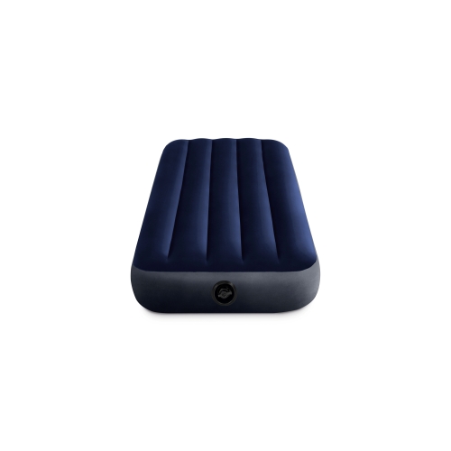 Łóżko Dmuchany Materac do spania granatowy 76x191x25 cm 64756 Intex