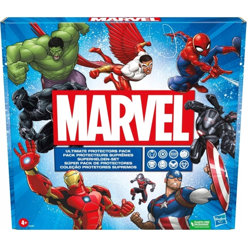 8 figur superbohaterów MARVEL AVENGERS duży box na prezent H: 15 cm E4252