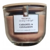 Świeca TreeWick tradycyjna 370G 50H FSC drewniany knot CARAMEL CINNAMON