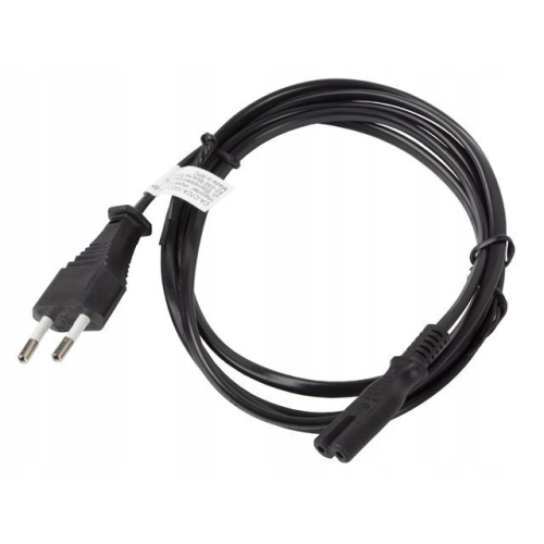PRZEWÓD 2PIN IEC320 C7 TV PS5 RTV ÓSEMKA KABEL ZASILAJĄCY 1,8M DVD RADIO