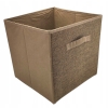 Składane pudełko organizer kosz wkład do szafy regału 30x30 cm CIEMNY BRĄZ