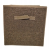Składane pudełko organizer kosz wkład do szafy regału 30x30 cm CIEMNY BRĄZ