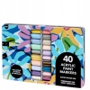 Mazaki Pisaki Markery Flamastry Cienkopisy Akrylowe DecoTime JASNE 40 szt.