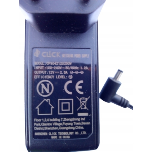 Oryginalny ZASILACZ POLSAT BOX CANAL+ HUMAX KOAD-301FAOT ORIENTECH 12V 2,5A