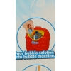 Maszyna do robienia baniek mydlanych z płynem 118 ml na baterie CZERWONA