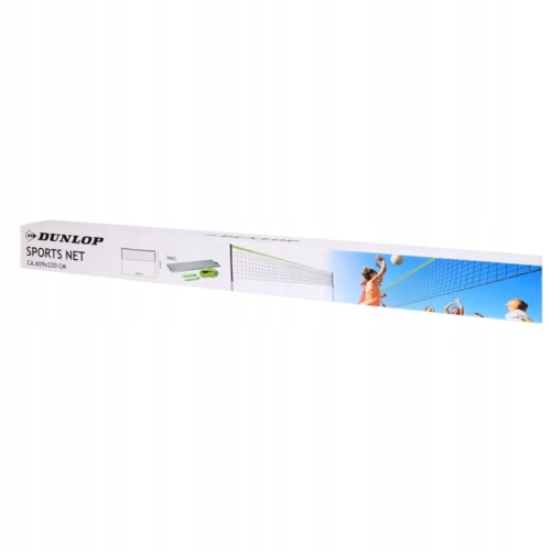 Dunlop Slazenger Siatka do siatkówki Tenis plaża biwak 609 x 200cm BIG SET1