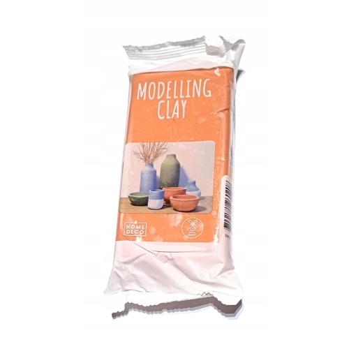 MODELINA PLASTELINA GLINA PLASTYCZNA MASA DO MODELOWANIA 500 gram CEGLANA