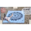 Koc Plażowy XXL 100% Bawełna Mandala GIANT BEACH BLANKET 200x200 cm