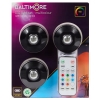 Lampki LED Baltimore wielokrotnego ładowania USB-C Magnes 3 szt pilot KOLOR