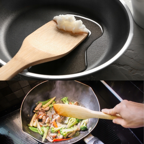 3 BAMBUSOWE EKOLOGICZNE ŁOPATKI ŁYŻKA ŁOPATKA WIDELEC PRZYBORY KUCHENNE 60