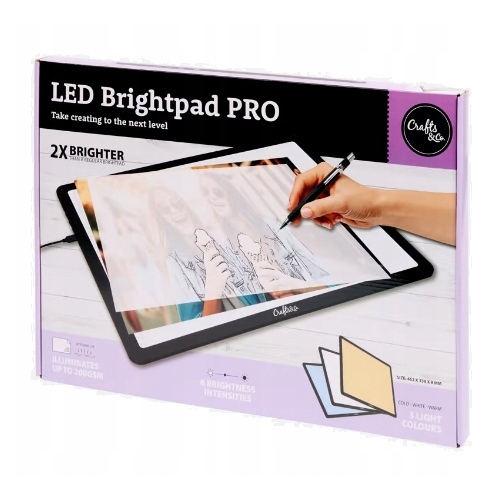 Podświetlana tablica 200 GSM 3 barwy COLD WHITE WARM 46x34x0,8 cm LED XL A3