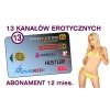 Karta erotyczna SUPERCHIC VCC dostęp do 13 kanałów 13ch/12 miesięcy