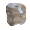 TACA DESKA OZDOBNA NATURALNE DREWNO TEKOWE DEKORACJA 35 x 3 cm NIEREGULARNA