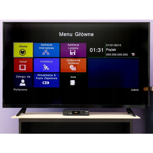 Dekoder DVB-S2 DVB-T2 USB FULL HD WIFI PVR Linbox Avira ST20 COMBO
