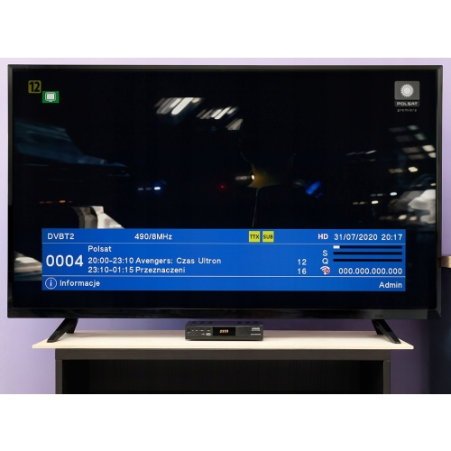 Dekoder DVB-S2 DVB-T2 USB FULL HD WIFI PVR Linbox Avira ST20 COMBO