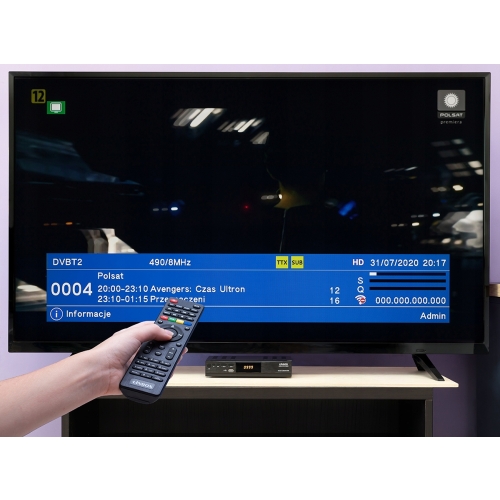 Dekoder DVB-S2 DVB-T2 USB FULL HD WIFI PVR Linbox Avira ST20 COMBO