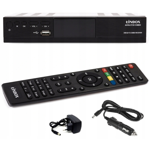 Dekoder DVB-S2 DVB-T2 USB FULL HD WIFI PVR Linbox Avira ST20 COMBO