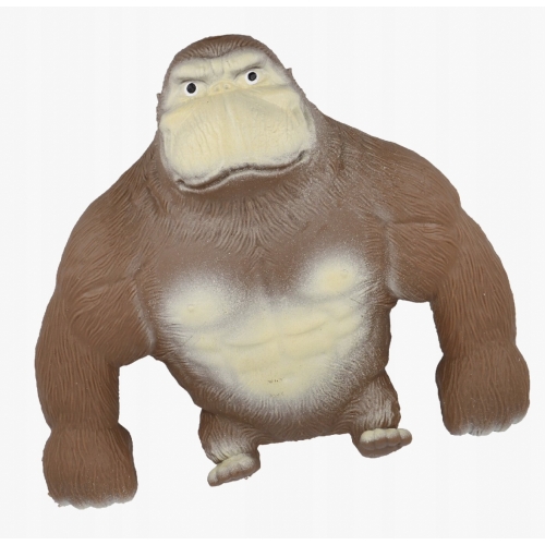 Goryl gorilla antystresowy stretch gniotek ROZCIĄGLIWY XXL 1kg DUŻY BRĄZOWY