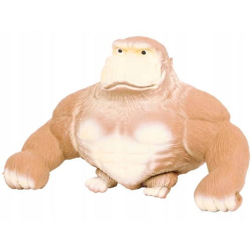 Goryl gorilla antystresowy stretch gniotek ROZCIĄGLIWY XXL 1kg DUŻY BRĄZOWY