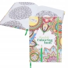 KOLOROWANKA ANTYSTRESOWA TWARDA OPRAWA 100 STRON GUMKA MANDALA A4 200 GSM