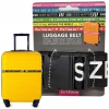 Pas zabezpieczający do bagażu walizki klamra LUGGAGE BELT 5x180cm CZARNY