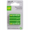 Baterie 800mAh możliwość wielokrotnego ładowania akumulatorki GP AA 4 szt