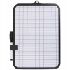 TABLICA DO PISANIA SUCHOŚCIERALNA+PISAK MINI DWUSTRONNA 18x27,5cm NIEBIESKA