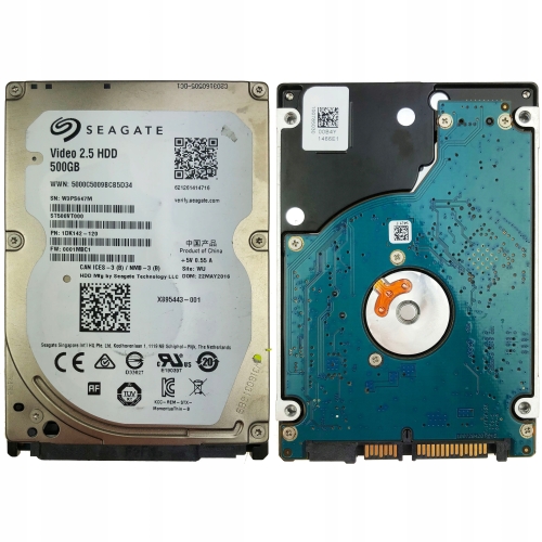 Dysk twardy Seagate Video Hdd 500GB SATA 2,5