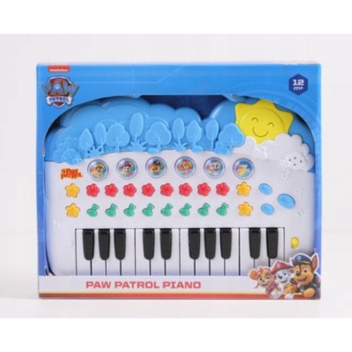Pianinko Interaktywne dla Dzieci Piosenki Melodie Bajka PAW PSI PATROL 12m+