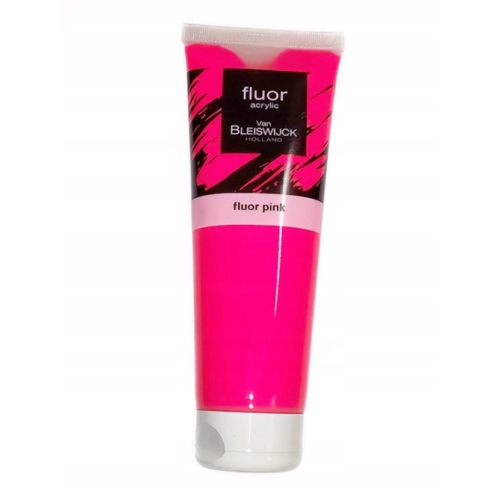 NEONOWA Farba AKRYLOWA Van Bleiswijck Fluor PINK 250ml Tuba RÓŻOWA