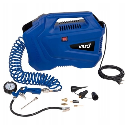 Kompresor Bezolejowy VARO Pompa 180l/min kompaktowy Uniwersalny VAR10060/24