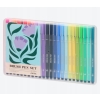 Pisaki Markery Pędzelkowe Cienkopisy BRUSH PENS 1-5 mm 24 szt w Etui Avec