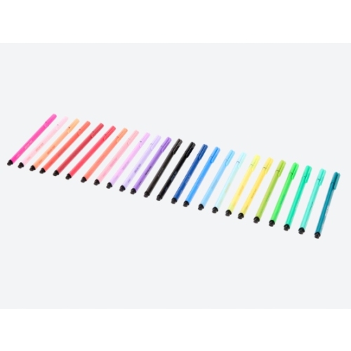 Pisaki Markery Pędzelkowe Cienkopisy BRUSH PENS 1-5 mm 24 szt w Etui Avec