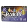 Girlanda lampki ogrodowe zewnętrzne kolorowe transparentne 50 LED IP44 15 m