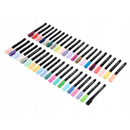 Pisaki Mazaki Markery Flamastry Cienkopisy Akrylowe DecoTime 07-2.5 40 szt.